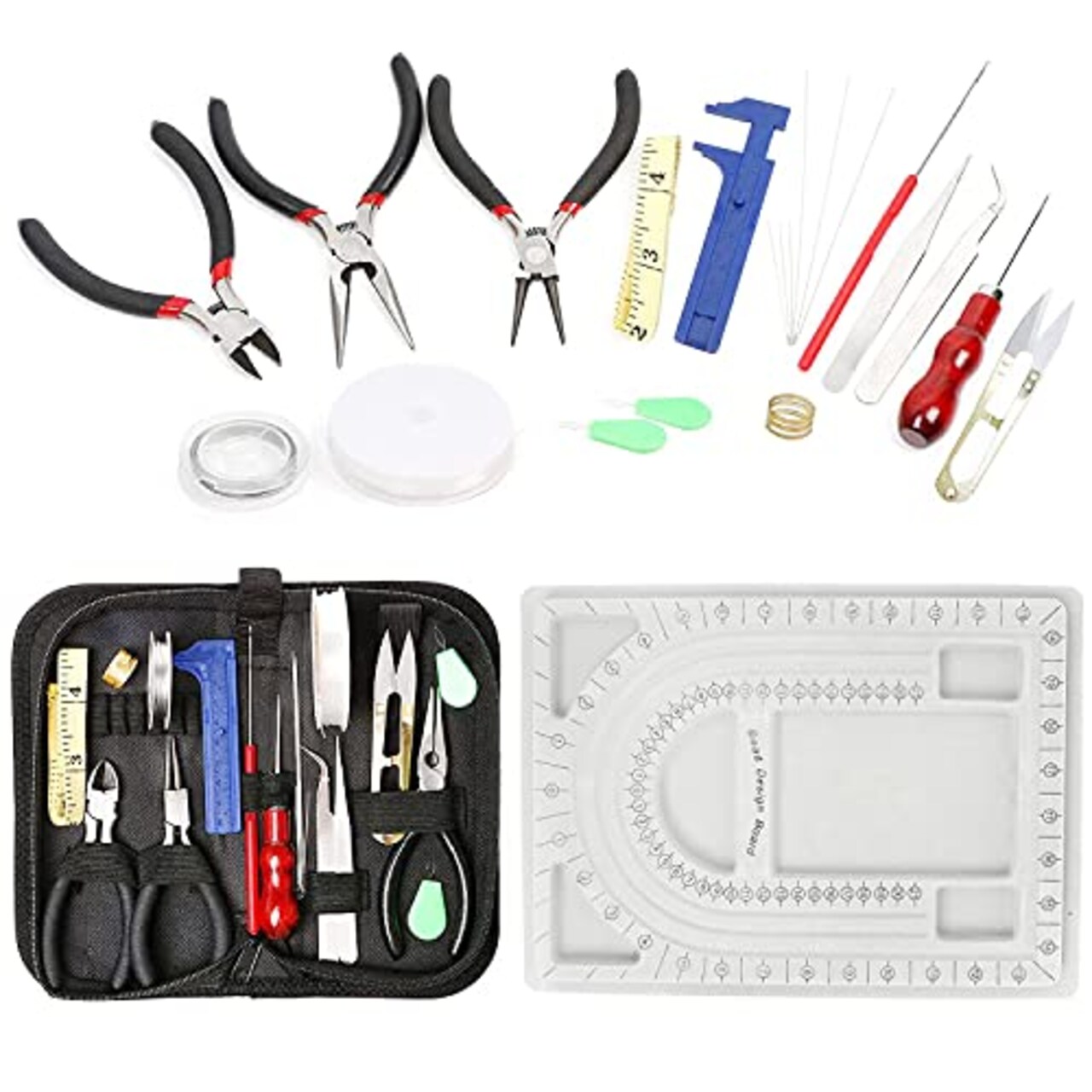 Bead Tray for Jewelry Making and Jewelry Making Supplies Kit Own